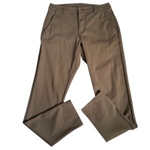 BYLT Pants Mens 33 Tall Brown Everyday Pant 2.0 Stretch Gym Train Golf Travel